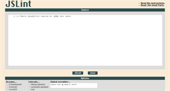Desktop Screenshot of jslint.com